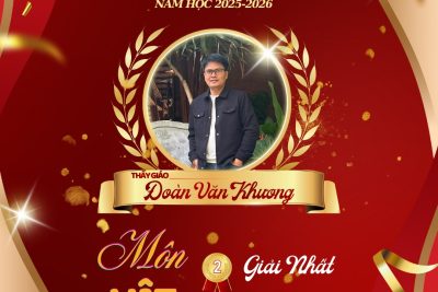 Vinh danh và tri ân các thầy cô lãnh đội tuyển học sinh giỏi lớp 12 cấp tỉnh – Năm học 2025-2026