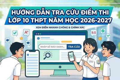 THÔNG BÁO số 295/TB-SGDĐT Về việc tra cứu điểm Kỳ thi tuyển sinh lớp 10 THPT năm học 2026-2027