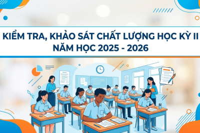 Lịch kiểm tra, khảo sát chất lượng HK2 – Năm học 2025-2026